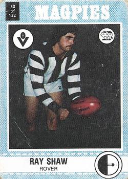 1977 Scanlens VFL #50 Ray Shaw Front